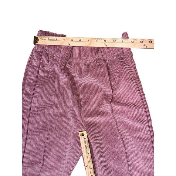 NICE Urban Outfitters BDG High Rise Josie Corduroy Flare Pants Pink Wide Leg SIZ - Picture 6 of 9